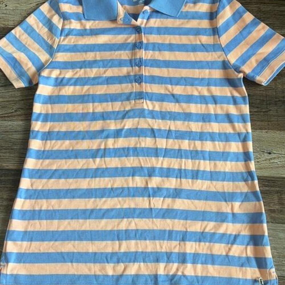 Lands end striped polo in